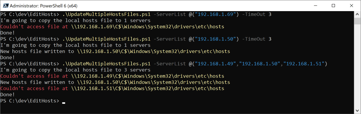 A better way to add and remove Windows hosts file entries